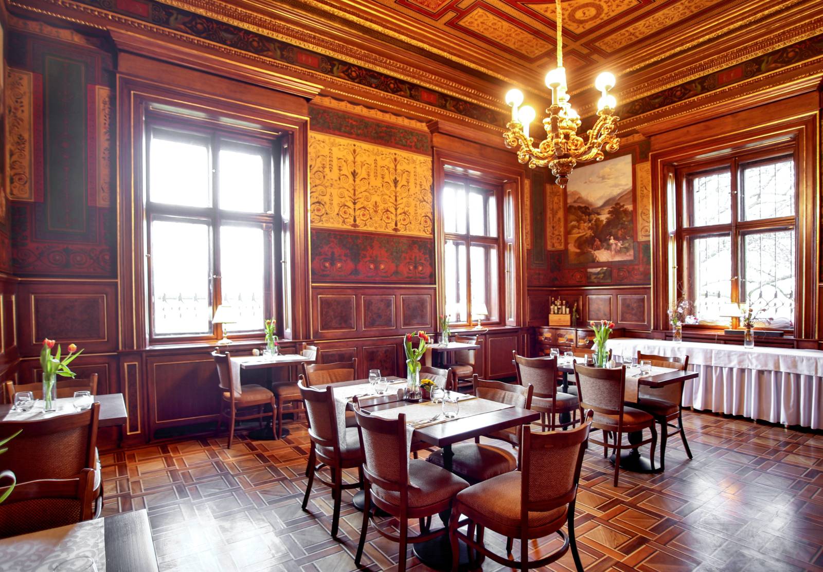 Kavárna vily Lanna Kavárna vily Lanna