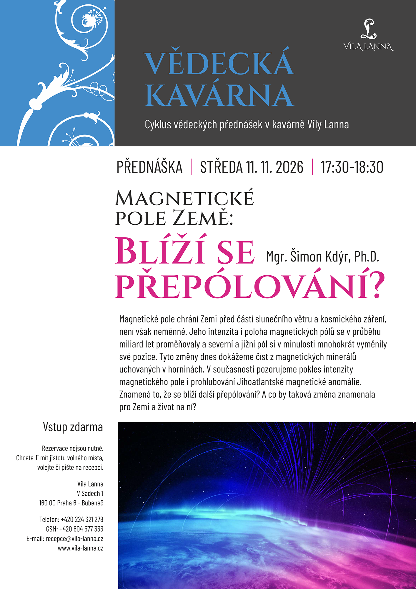 Vědecká kavárna ve Vile Lanna Vědecká kavárna ve Vile Lanna